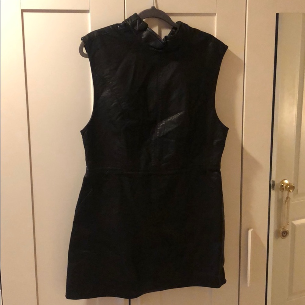 Dolce Vita faux leather jax  mini dress